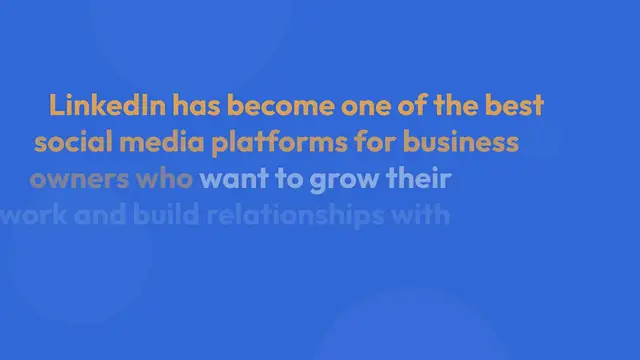 Video thumbnail for LinkedIn Marketing Tips