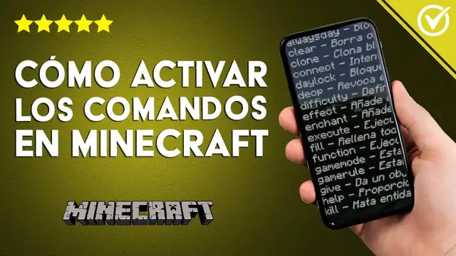 Video thumbnail for ¿Cómo activar y usar los comandos en MINECRAFT? - Cambia la dificultad, el tiempo y modo de juego