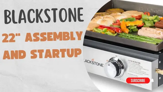 'Video thumbnail for Blackstone 22 inch Griddle Assembly and Startup'
