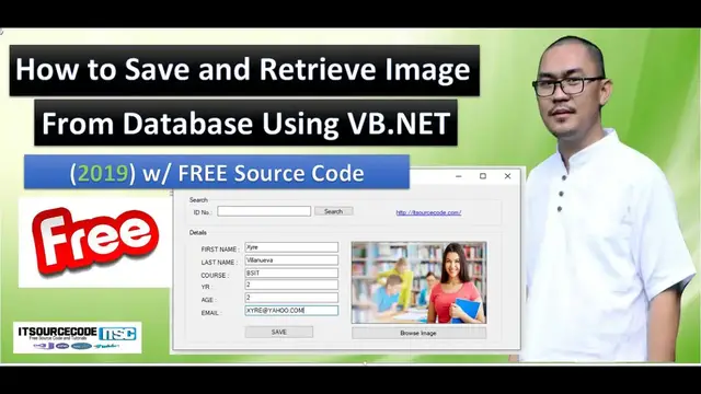 Video thumbnail for How to Save and Retrieve Image From Database Using VB.NET With Source Code | [2020]