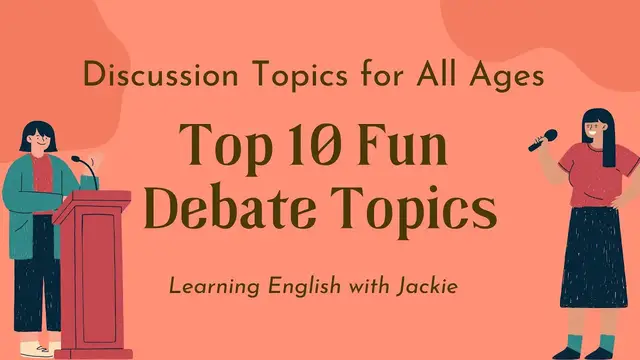 Video thumbnail for Top 10 Fun Debate Topics | Discussion Topics for All Ages