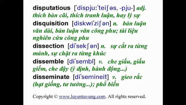 Video thumbnail for Essential Words for the GRE - Lesson 040