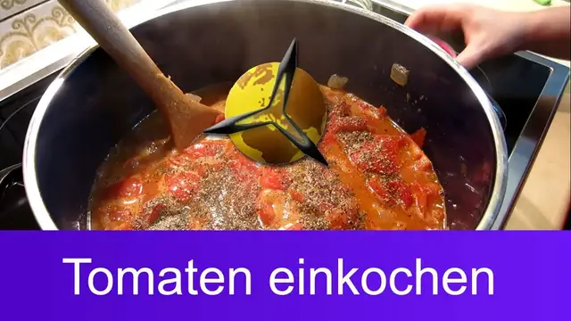 Video thumbnail for Tomatensauce einkochen: Tomaten haltbar machen