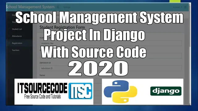 Video thumbnail for School Management System In Django Project With Source Code 2021| School Management System in Django
