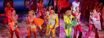 Video thumbnail for Watch That Scene! Go Inside Closing Night of MAMMA MIA!