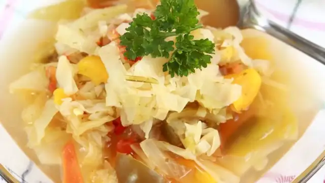 Video thumbnail for cabbage soup recipe