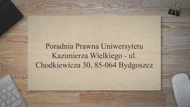 'Video thumbnail for Darmowe porady prawne Bydgoszcz - gdzie szukać?'