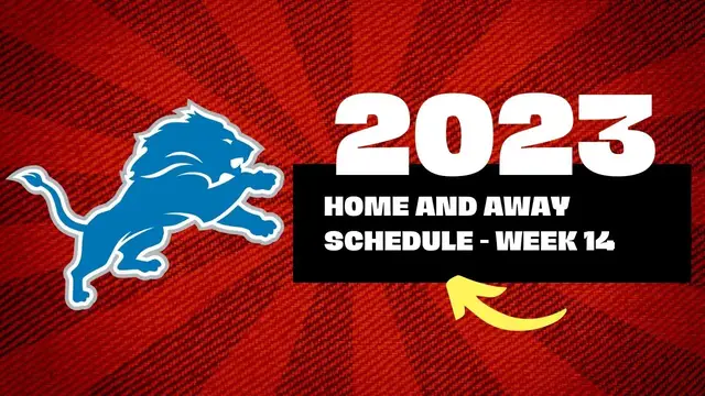 Video thumbnail for Detroit Lions 2023 Schedule: Home/Away Opponents following Week 14