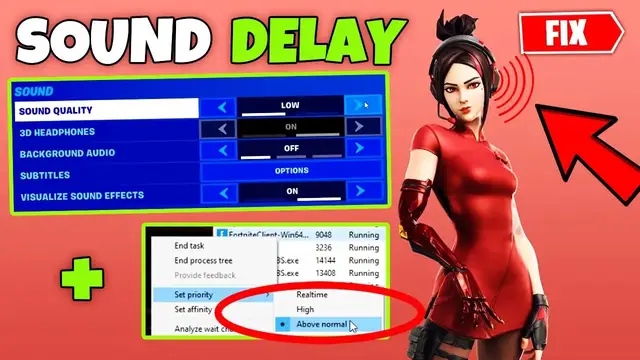 Video thumbnail for Fortnite How To Fix Audio Lag