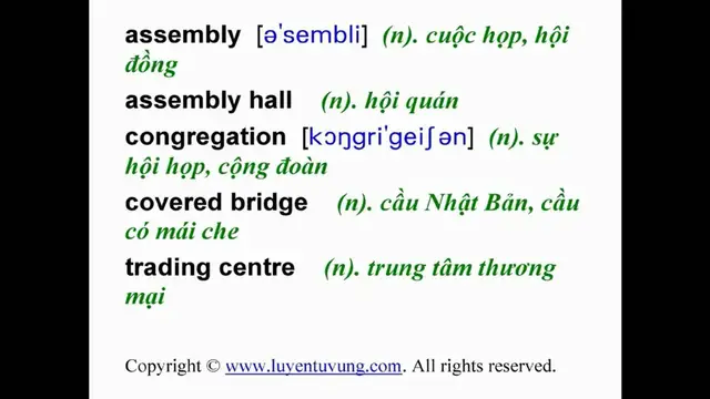 Video thumbnail for Learn English Vocabulary - Grade 10 - Unit 14 - Lesson 03
