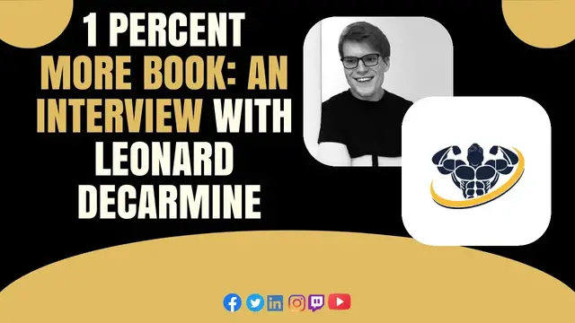 Video thumbnail for 1 Percent More Book: An Interview with Leonard DeCarmine