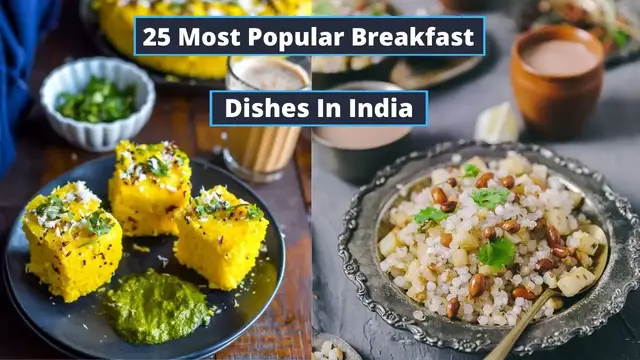 Video thumbnail for 25 Indian Breakfasts dishes | Bread Pakode, Dosa, Puttu, Uttapam, Thepla and more