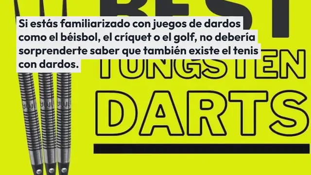 Video thumbnail for Cómo Jugar Al Tenis Con Dardos