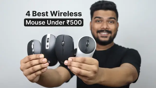 Video thumbnail for 4 Best Wireless Mouse Under ₹500