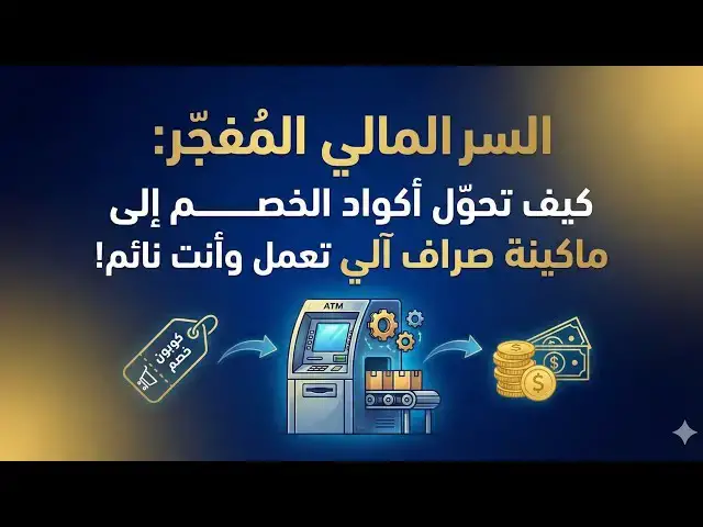 Video thumbnail for كسب المال من كوبونات الخصم أنشى كود خصم خاص فيك واربح المال منه