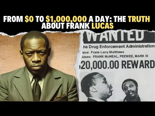 Video thumbnail for From $0 to $1,000,000 A DAY: The TRUTH About Frank Lucas