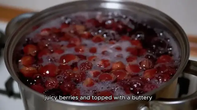 Video thumbnail for berry cobbler recipe