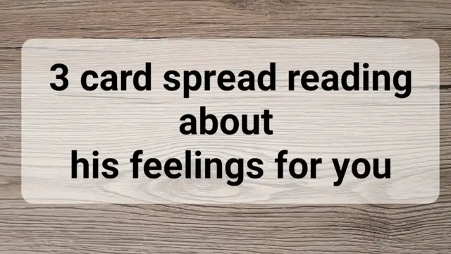 Video thumbnail for How does he feel about you? Tarot card reading