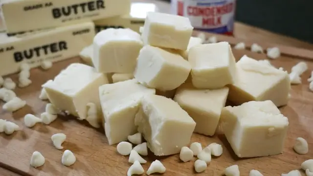 'Video thumbnail for Our 3-Ingredient White Chocolate Fudge Is Sweet And Buttery'