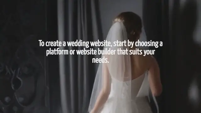 Video thumbnail for How To Make Wedding Website