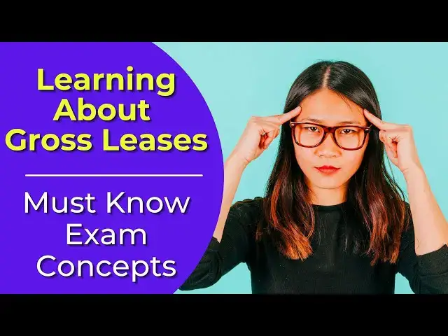 Video thumbnail for Gross Lease: What is it? Real estate license exam questions.