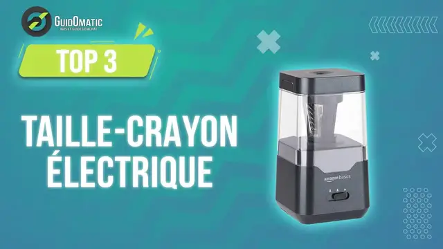 Video thumbnail for ⭐️ TOP 3 : TAILLE-CRAYON ÉLECTRIQUE 2023