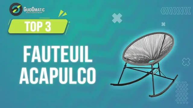 Video thumbnail for ⭐️ TOP 3 : FAUTEUIL ACAPULCO 2023