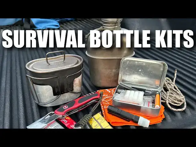Video thumbnail for Bottle & Canteen Survival Kits - From Budget to Expensive