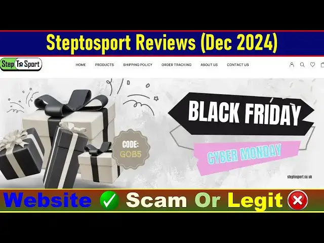 Video thumbnail for Steptosport Com Reviews Consumer Reports: Before Buy Check Steptosport.co.uk Is Scam Or Legit? |