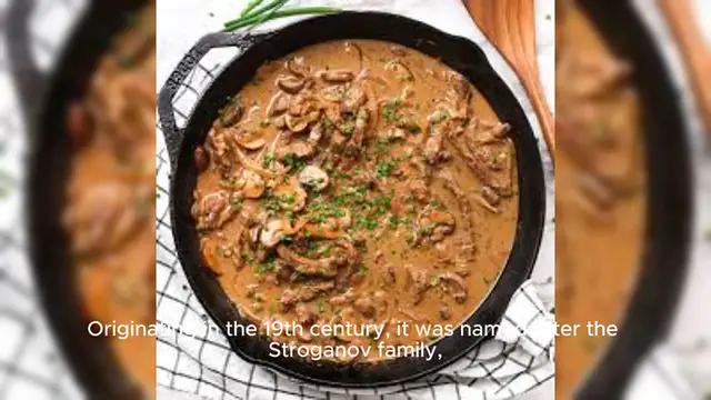 Video thumbnail for Beef Stroganoff