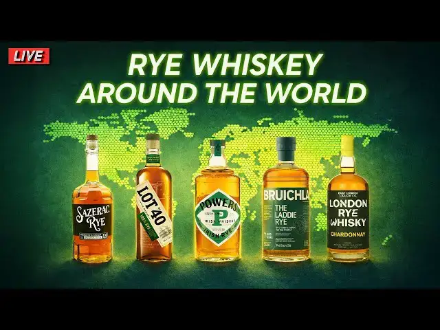 Video thumbnail for Rye Whiskey Around the World LIVE | Global Tasting