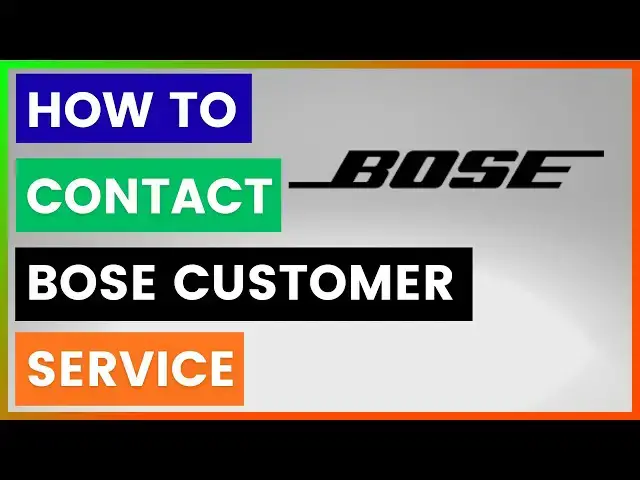 Video thumbnail for How To Contact Bose Customer Service? [in 2025]