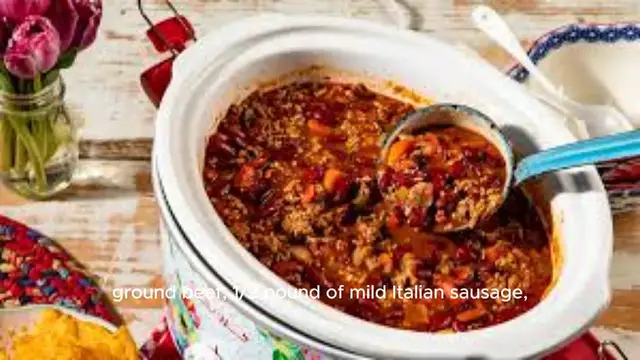 Video thumbnail for Slow Cooker Chili