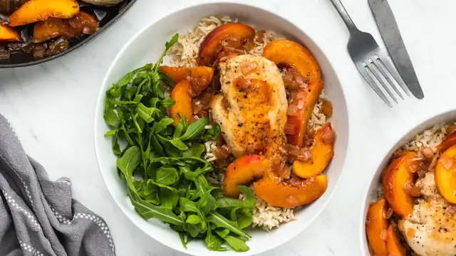 'Video thumbnail for Sweet And Sour Peach Chicken Recipe'