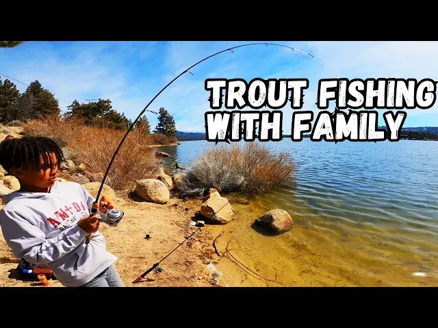 Video thumbnail for We Lost a Big Trout! | Big Bear Lake Fishing | Day 3