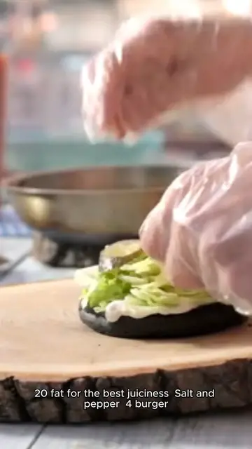 Video thumbnail for burger recipe