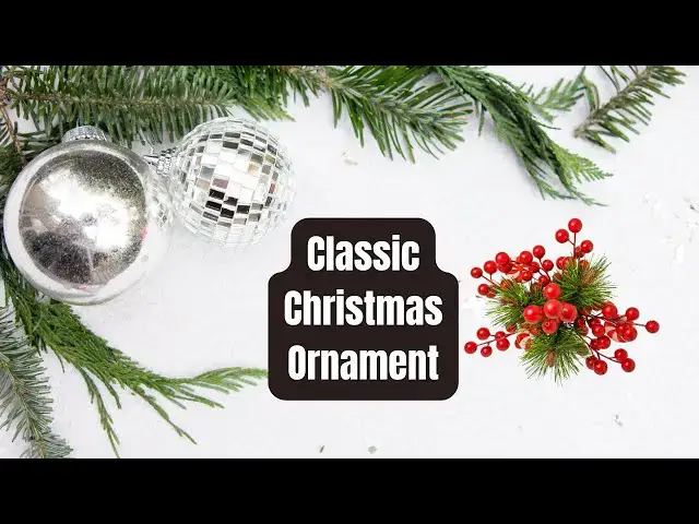 Video thumbnail for Get Ready for a MAGICAL Classic Christmas Ornament!