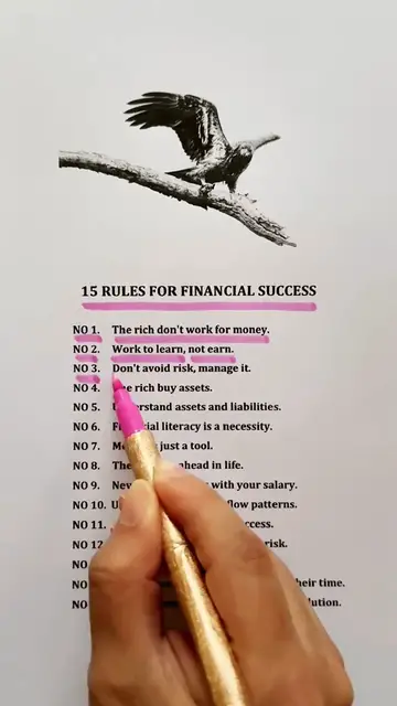 Video thumbnail for 15 Rules for financial success