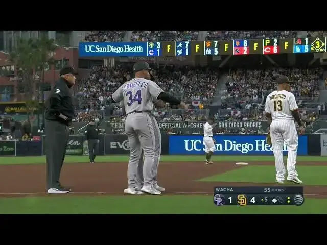 'Video thumbnail for Ezequiel Tovar KNOCKS a RBI Groundout, Scoring Mike Moustakas! | Colorado Rockies | 4/1/2023'