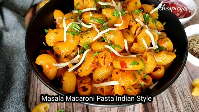 'Video thumbnail for Masala Macaroni Pasta Indian Style'