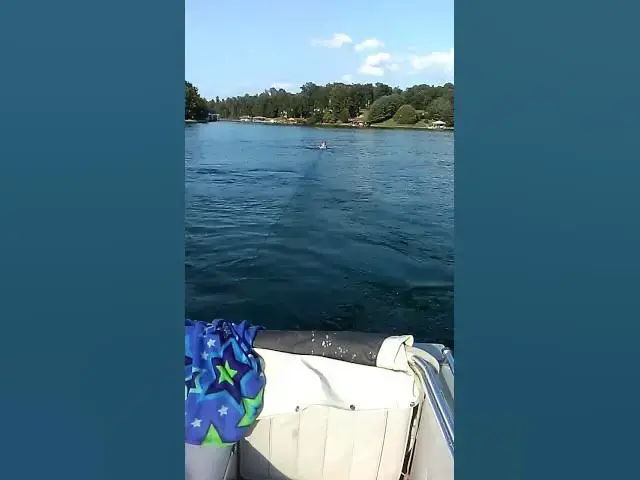 Video thumbnail for Man and boy wake bording