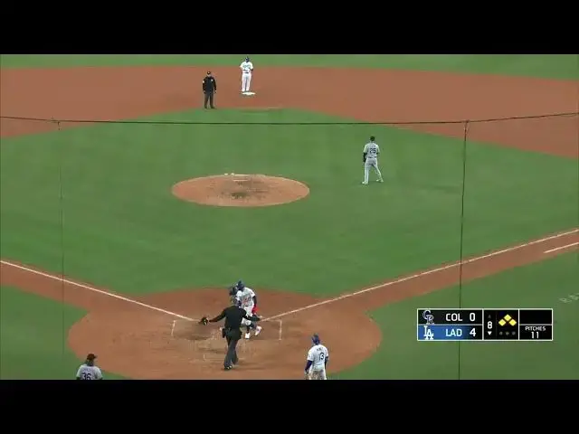 'Video thumbnail for Will Smith SMASHES a RBI Double, Scoring Mookie Betts! | Los Angeles Dodgers | 4/4/2023'