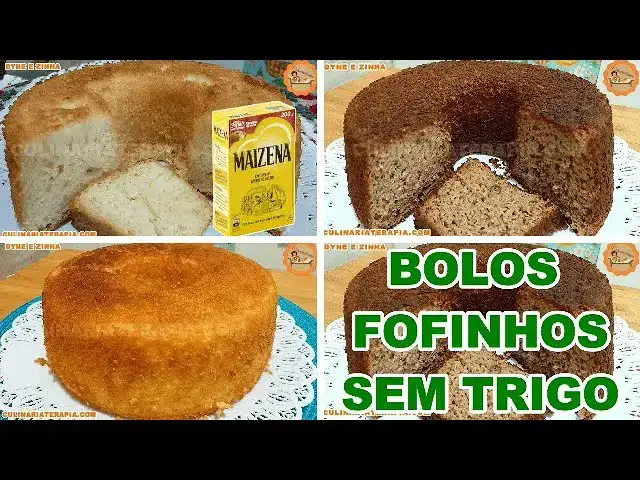 Video thumbnail for Bolo Fofinho de Maizena, Bolo sem Açúcar sem Trigo sem Leite, Bolo de Laranja Fofinho Sem Trigo