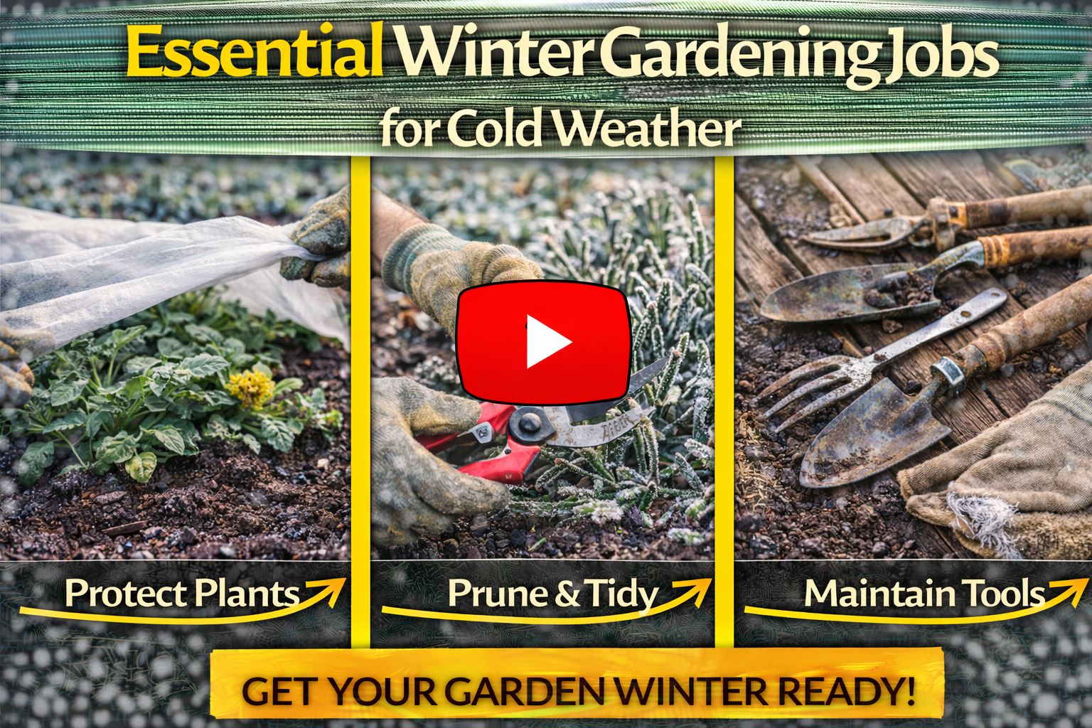 Video thumbnail for Essential Winter Gardening Jobs for Cold Weather