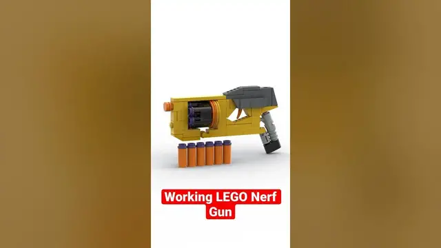 'Video thumbnail for Epic LEGO Nerf Gun Model That Actually Works! This LEGO Gun will amaze you 😱'
