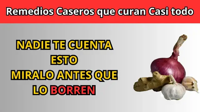 'Video thumbnail for Remedios Caseros que Lo curan Casi Todo✅'