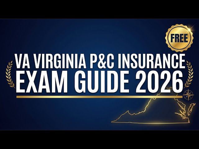Video thumbnail for FREE Virginia Property & Casualty Insurance Exam Guide 2026 | Pass Your VA P&C License