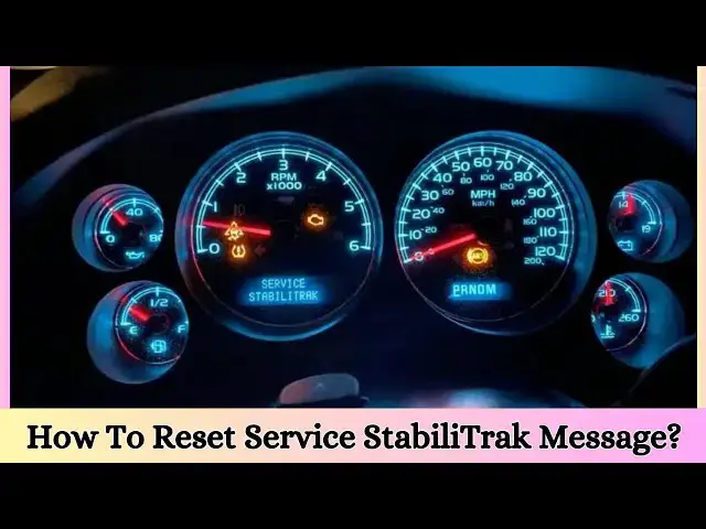 Video thumbnail for How To Fix Service Stabilitrak Warning Light For GM & Chevy (Most Common Causes)