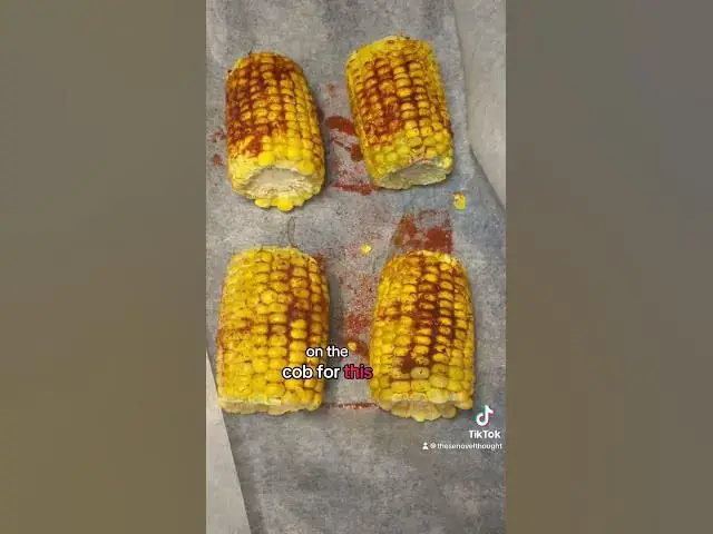 Video thumbnail for The easiest oven roasted corn on the cob #sidedish