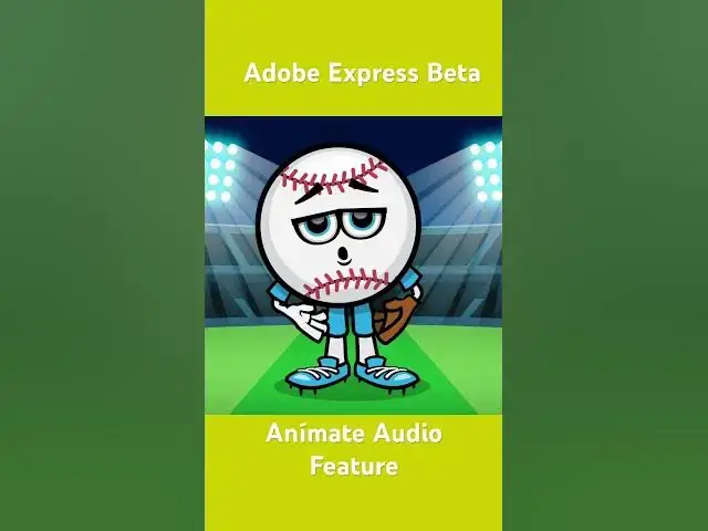 Video thumbnail for Adobe Express Beta Animate Audio Feature Demo  #adobe #shorts